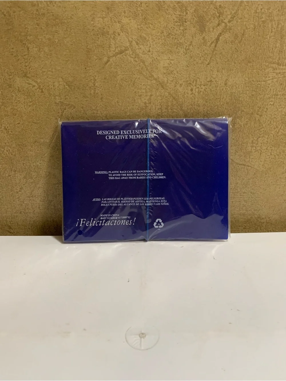 CREATIVE MEMORIES Accordion Photo File Blue NEW in Pkg